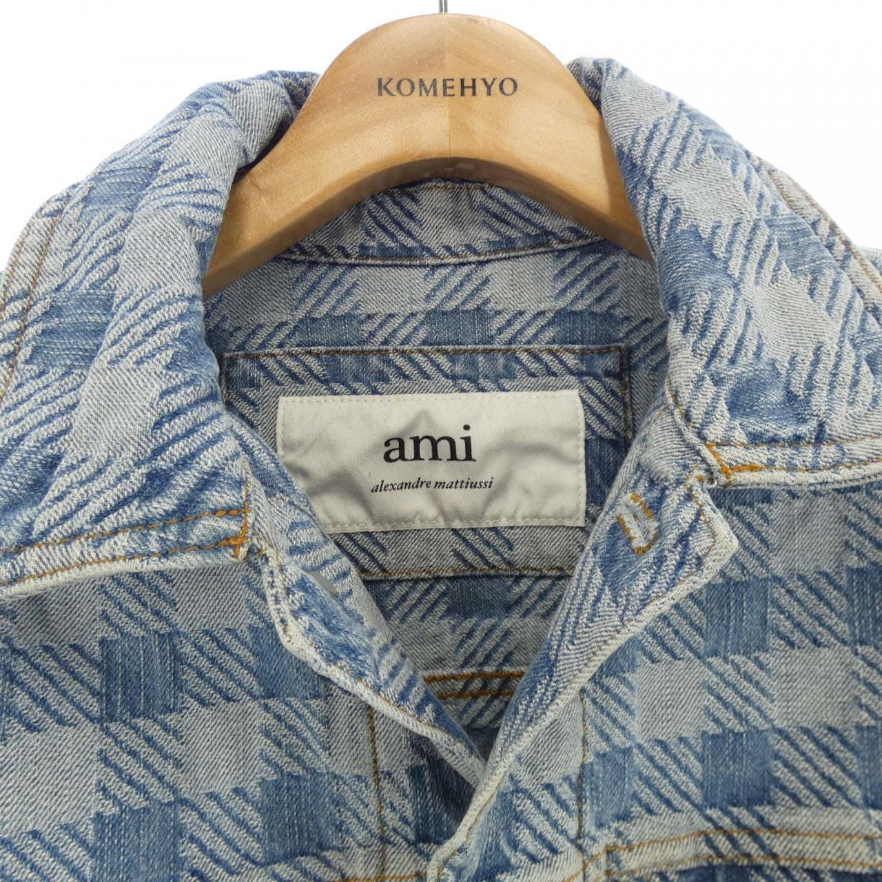 アミ AMI UJK204.DE0010 デニムジャケット