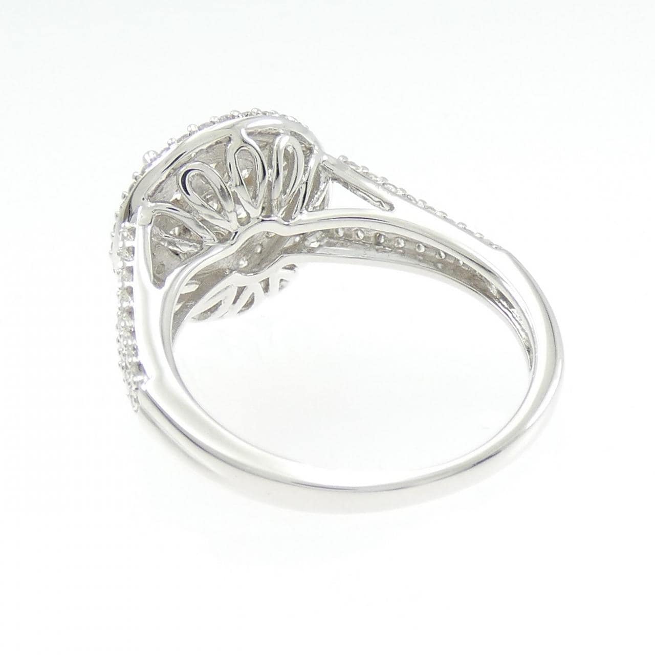 K18WG ダイヤモンド リング 0.70CT