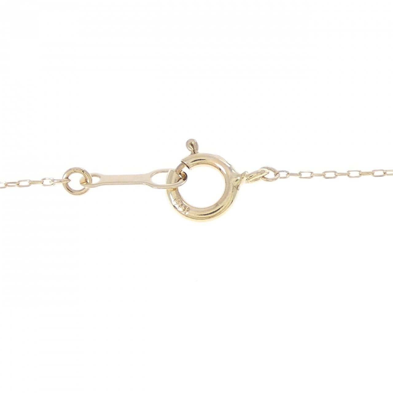 K10YG ダイヤモンド ネックレス 0.02CT