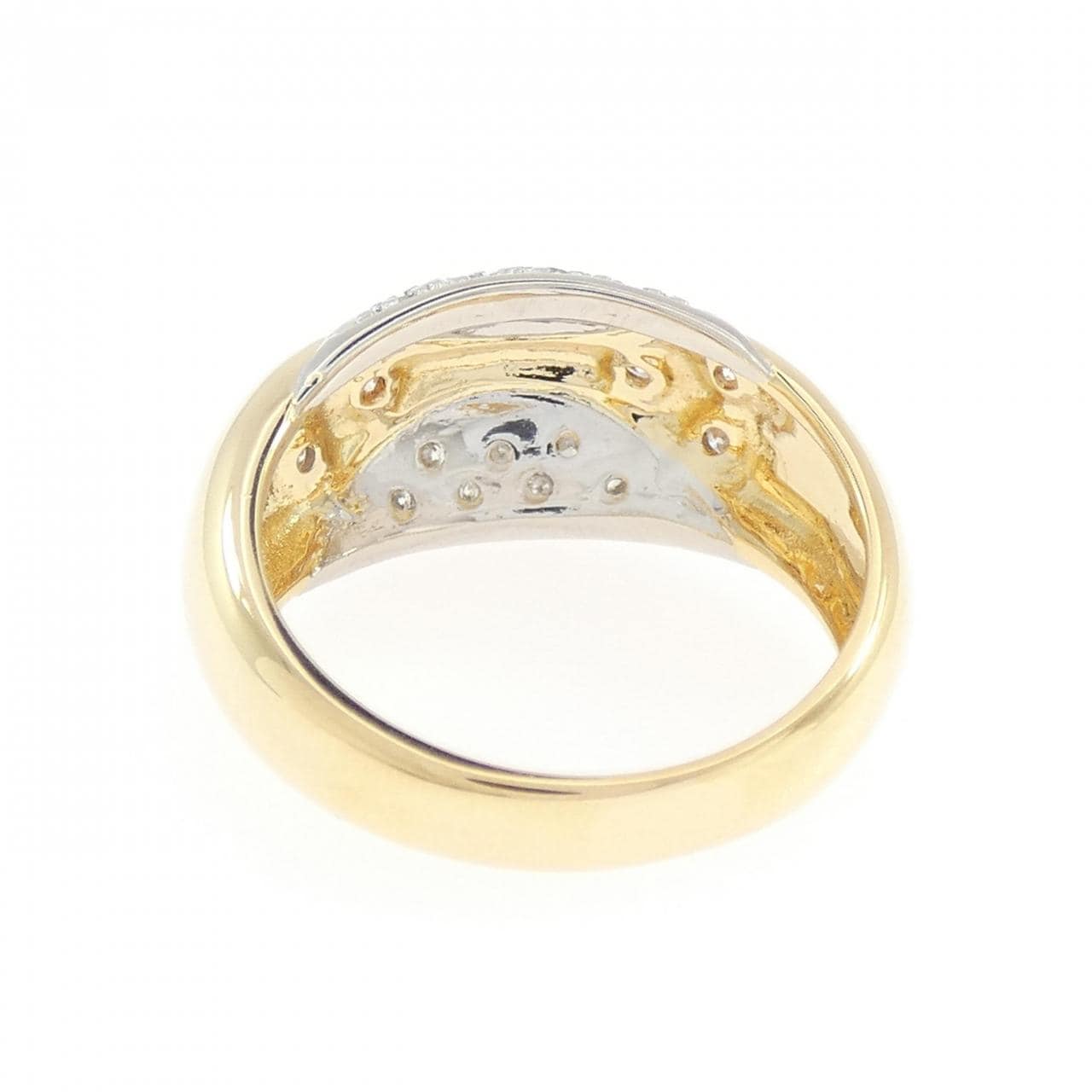 K18YG/K18WG ダイヤモンド リング 0.25CT