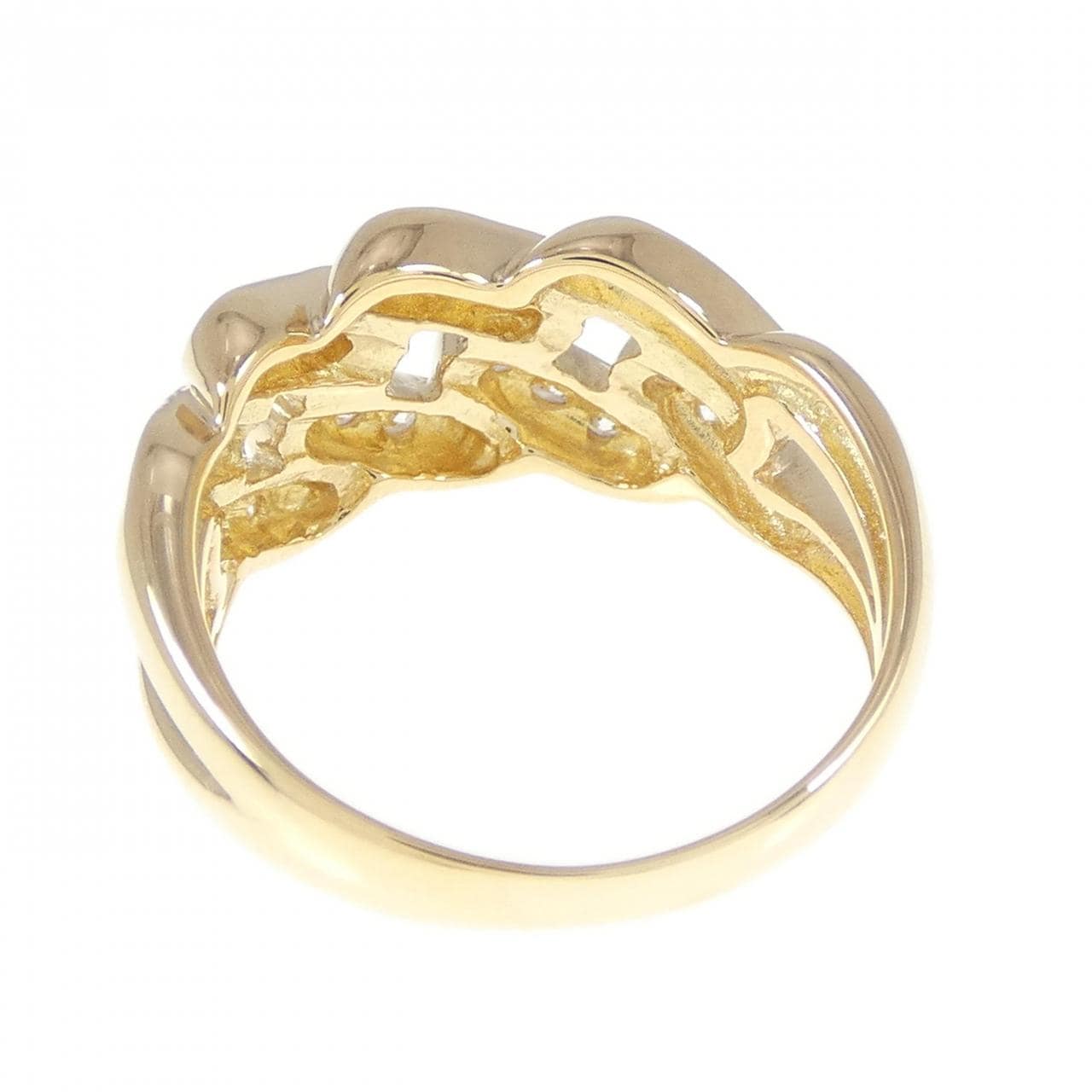 K18YG ダイヤモンド リング 0.29CT
