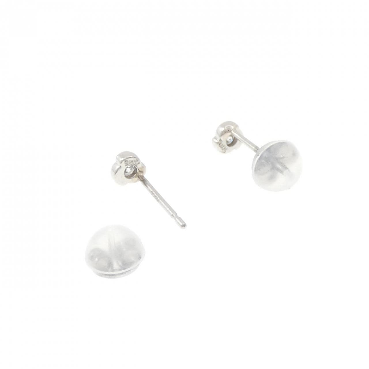PT900 ダイヤモンド ピアス 0.10CT