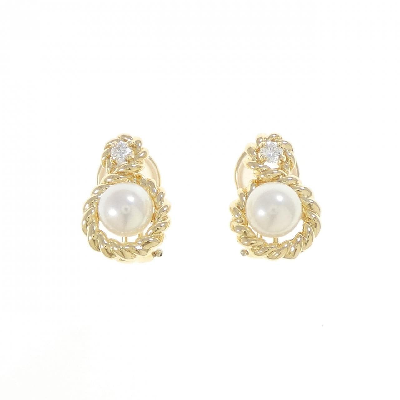 ティファニー アコヤパール イヤリング 6.9mm