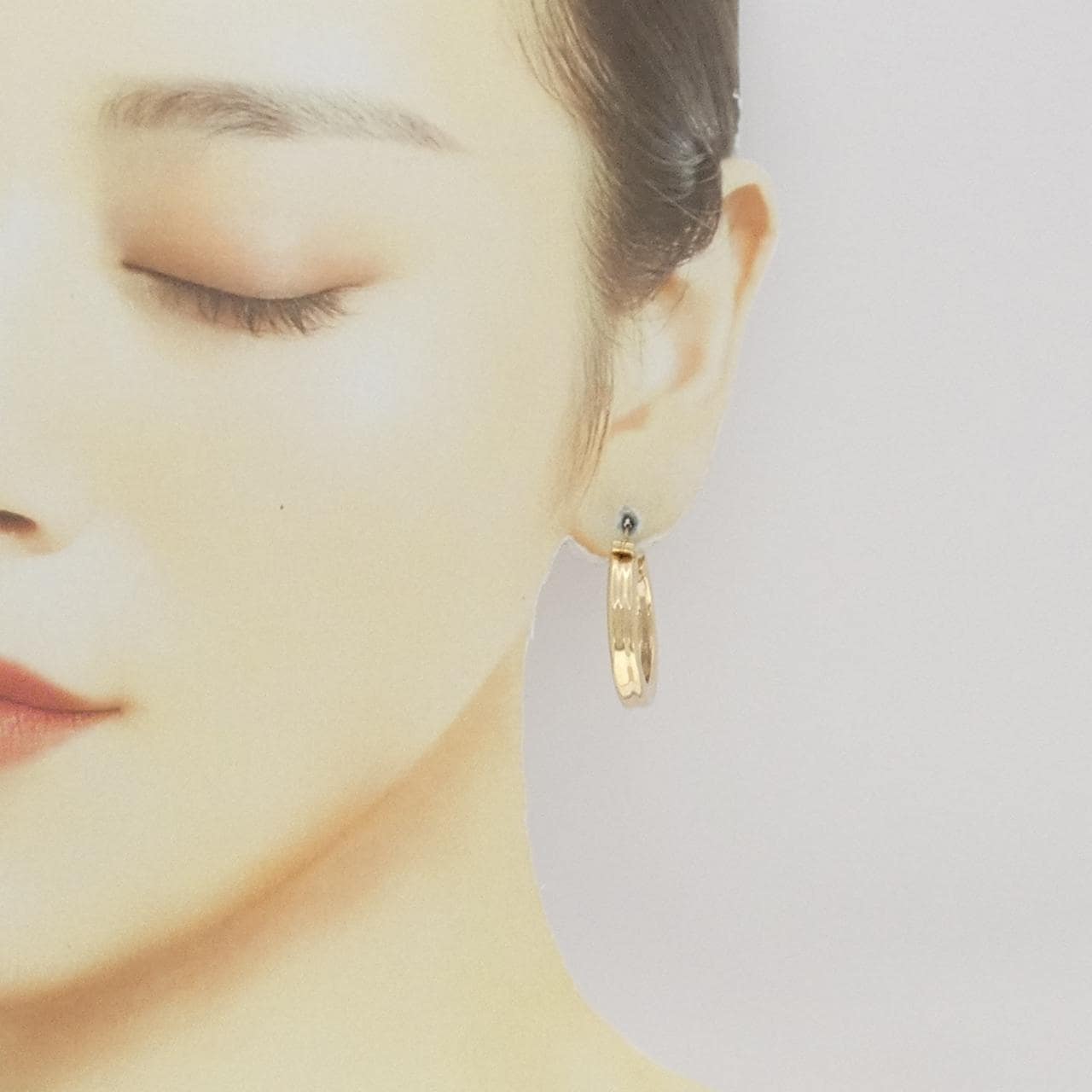 585YG フープ ピアス