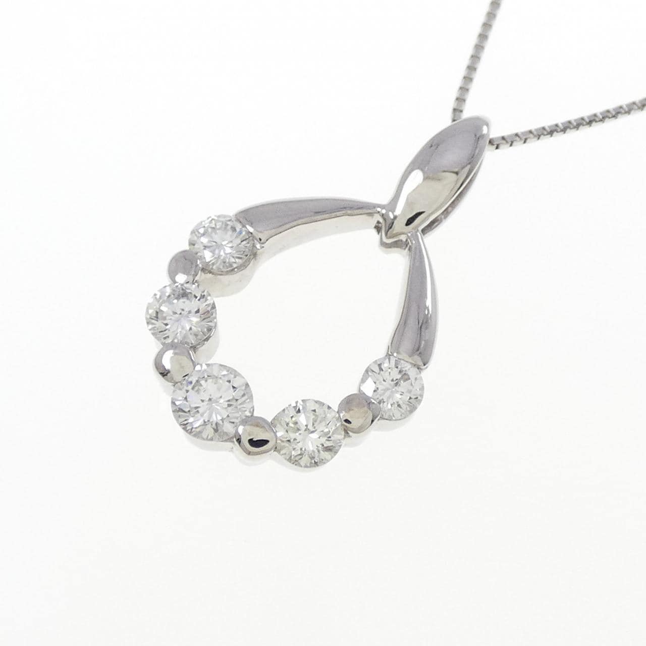 PT900/PT850 ダイヤモンド ネックレス 0.50CT