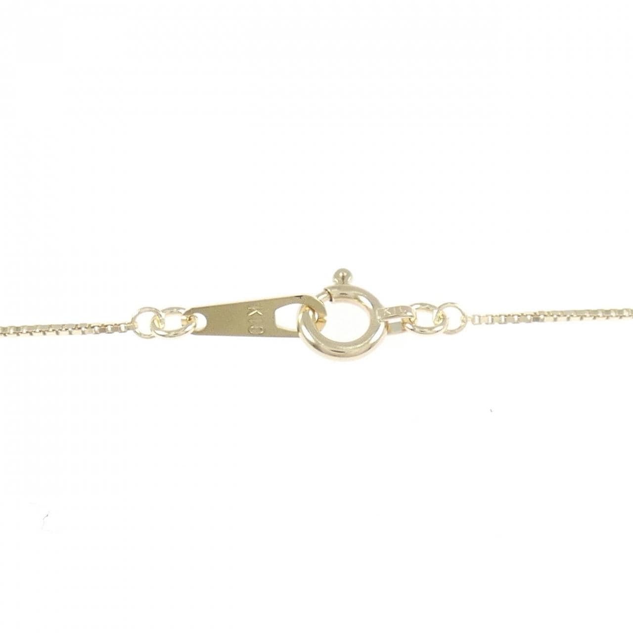 K10YG 白蝶パール ネックレス 11.1mm