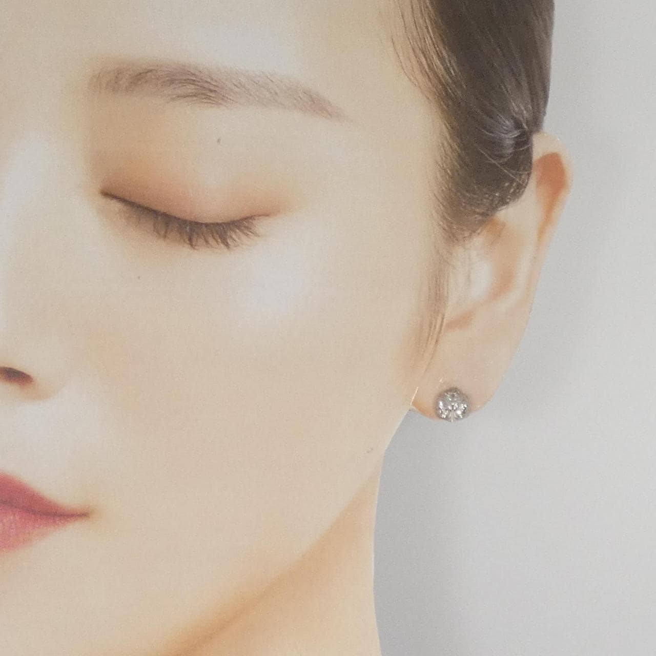 PT900 ダイヤモンド ピアス 1.12CT