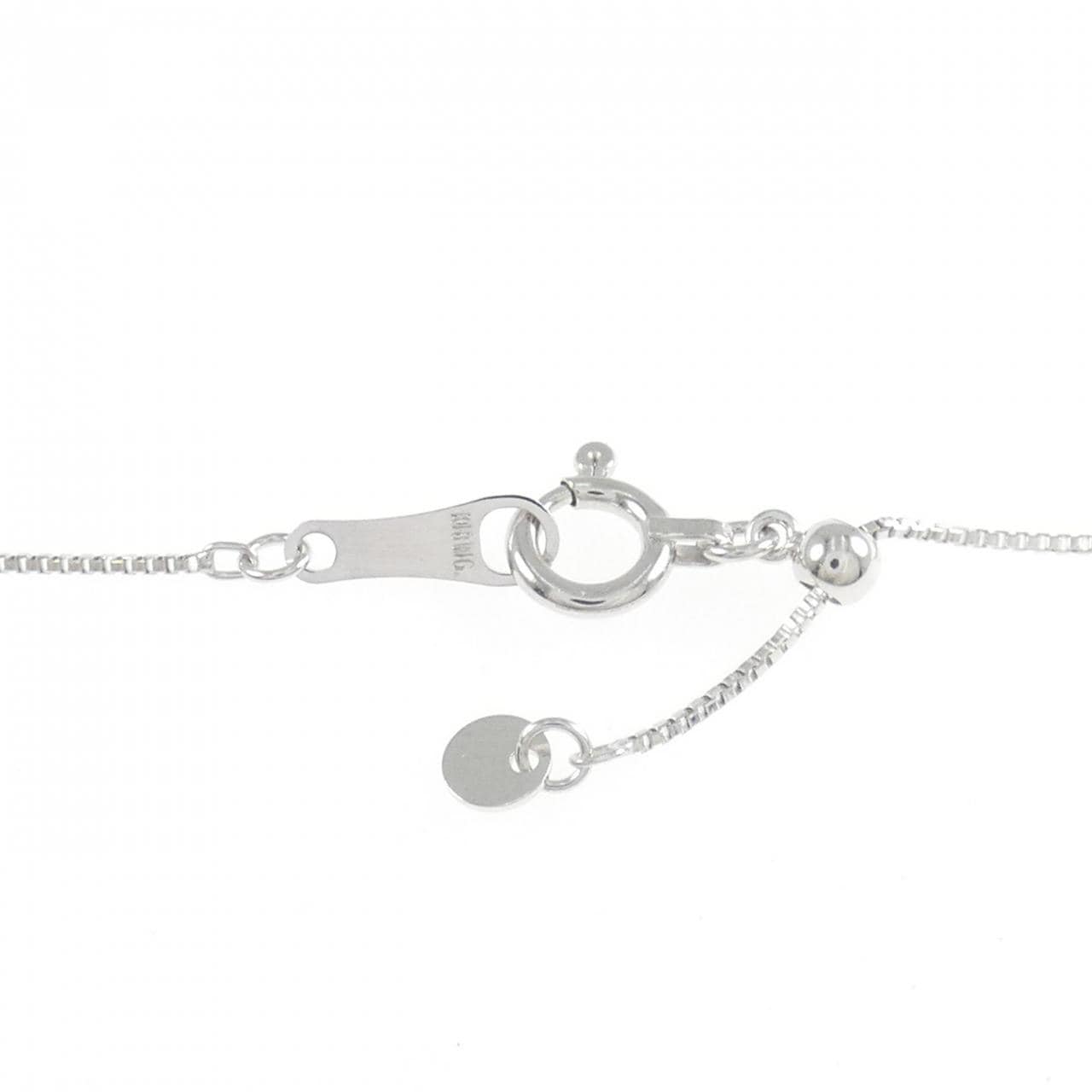 K18WG ハート ダイヤモンド ネックレス 0.30CT