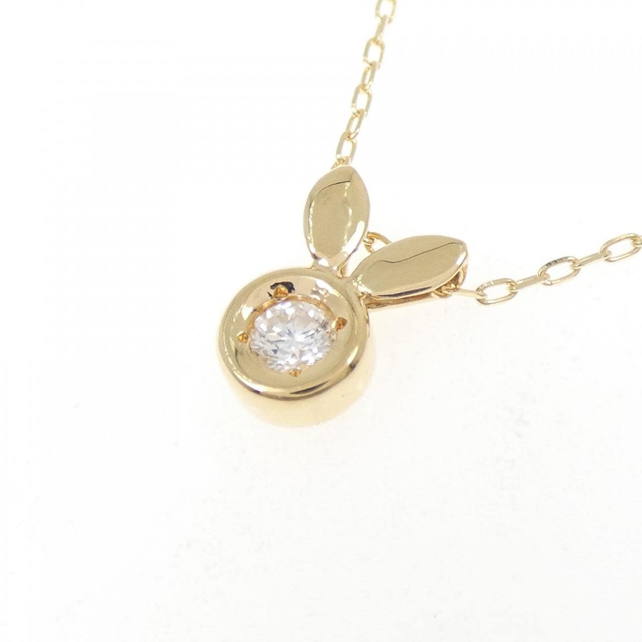 K18YG ダイヤモンド ネックレス 0.15CT