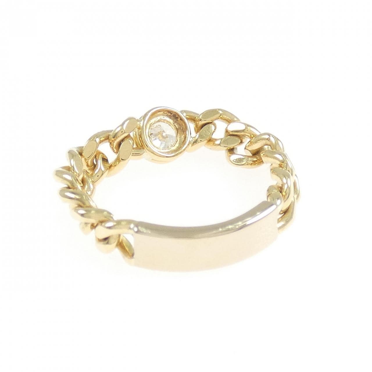 K18YG ダイヤモンド リング 0.223CT