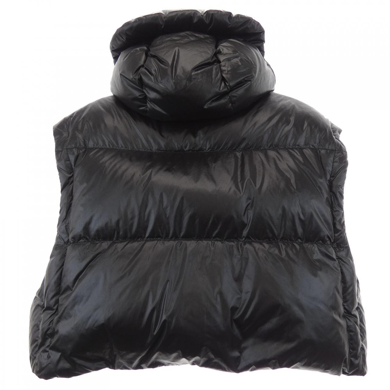 Prada Triangle Logo Convertible Cropped 2-Way Down Jacket 291973 S212 11A9