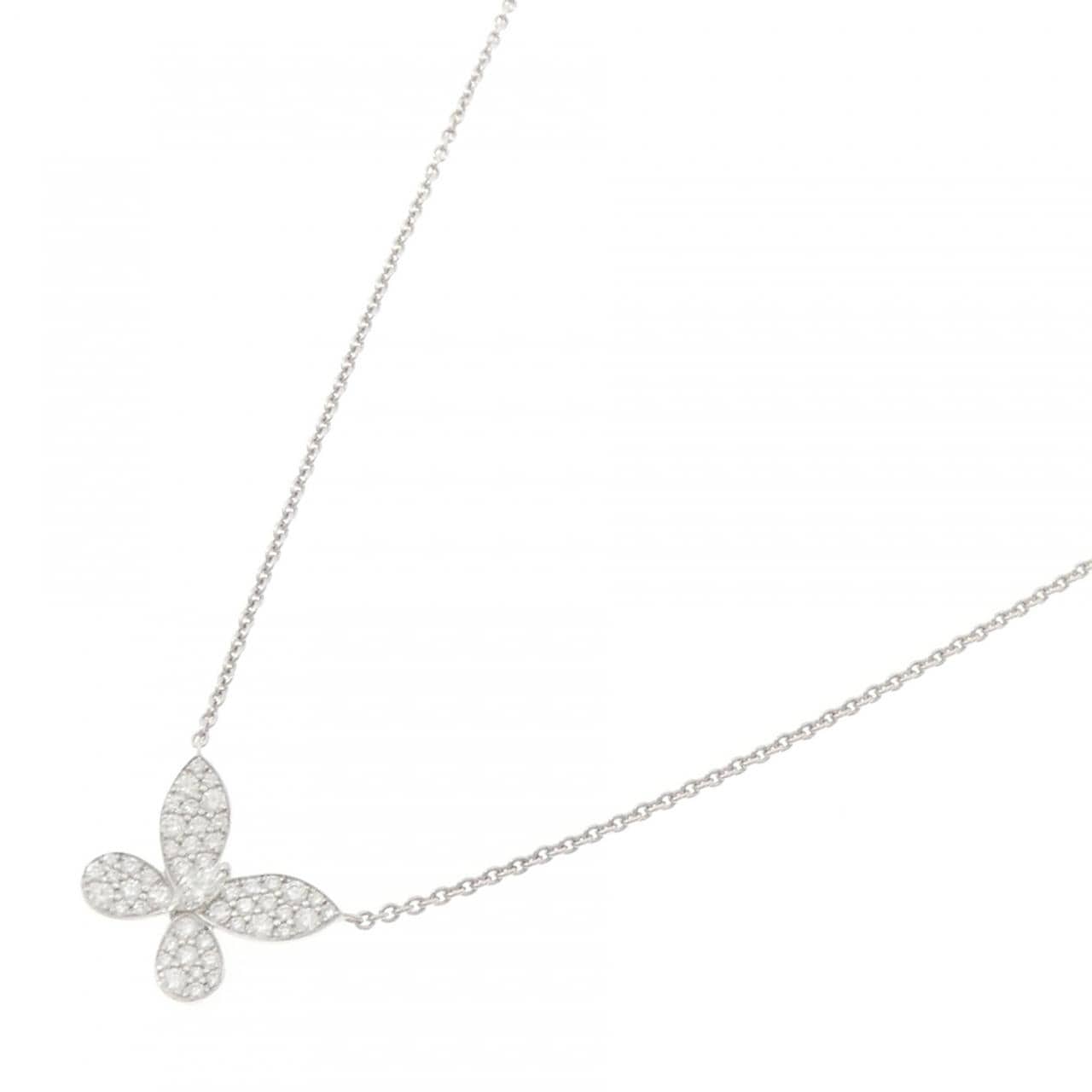 グラフ パヴェ バタフライ ミニ ネックレス