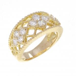 K18YG ダイヤモンド リング 0.88CT