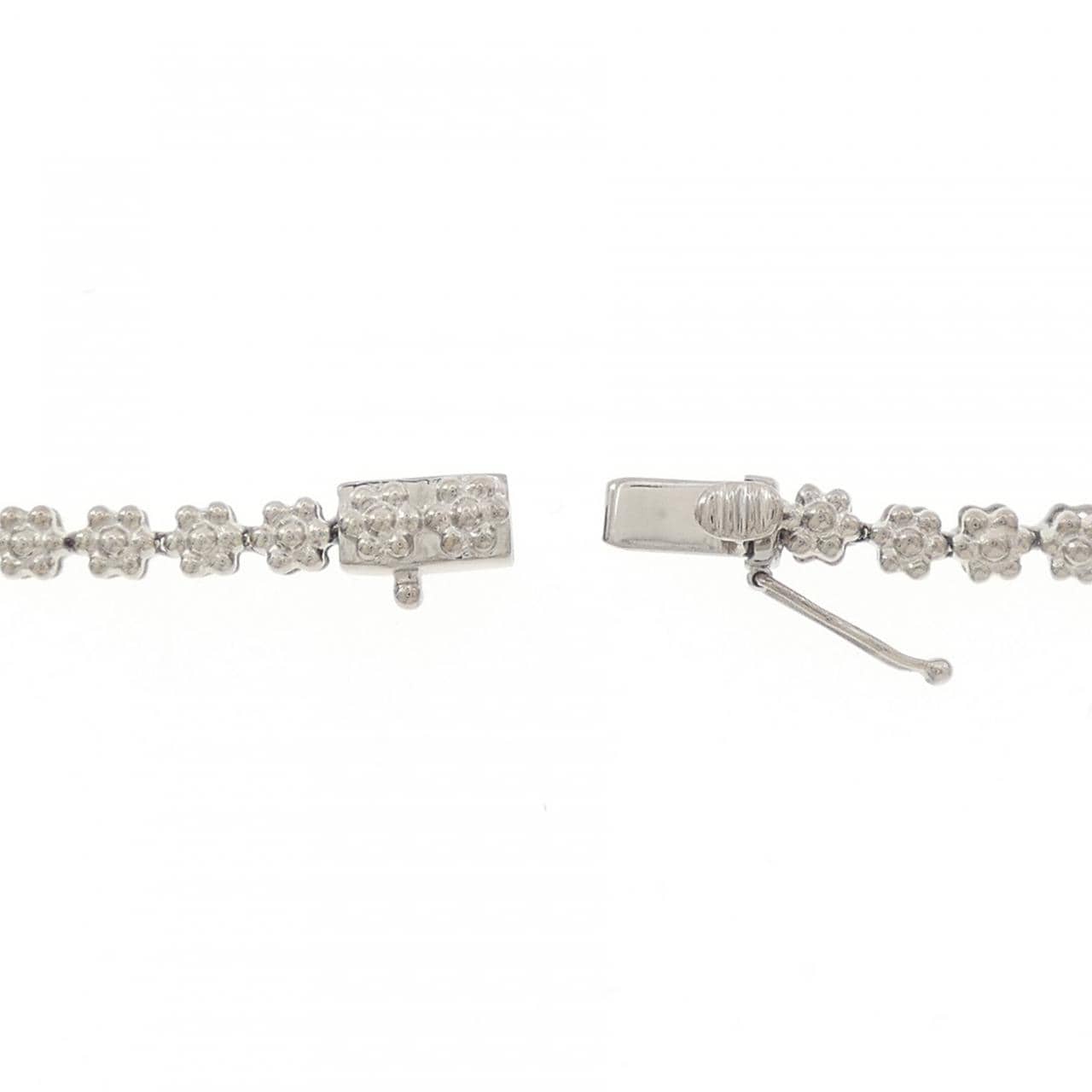 K18WG ダイヤモンド ネックレス 4.85CT