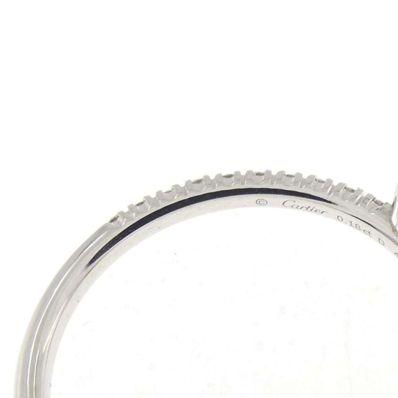 カルティエ エタンセル リング 0.18CT F VVS1 EX