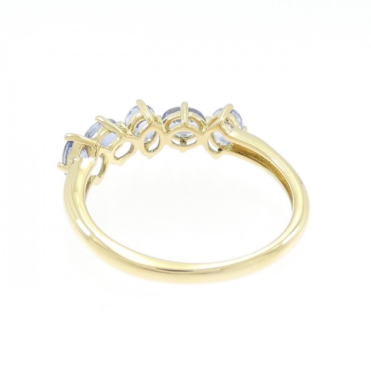 K18YG サファイヤ リング 1.25CT
