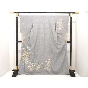 【未使用品】訪問着　友禅金彩加工