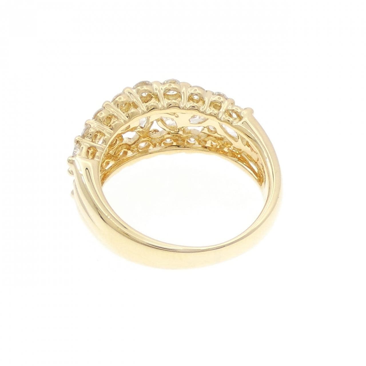 K18YG ダイヤモンド リング 1.35CT