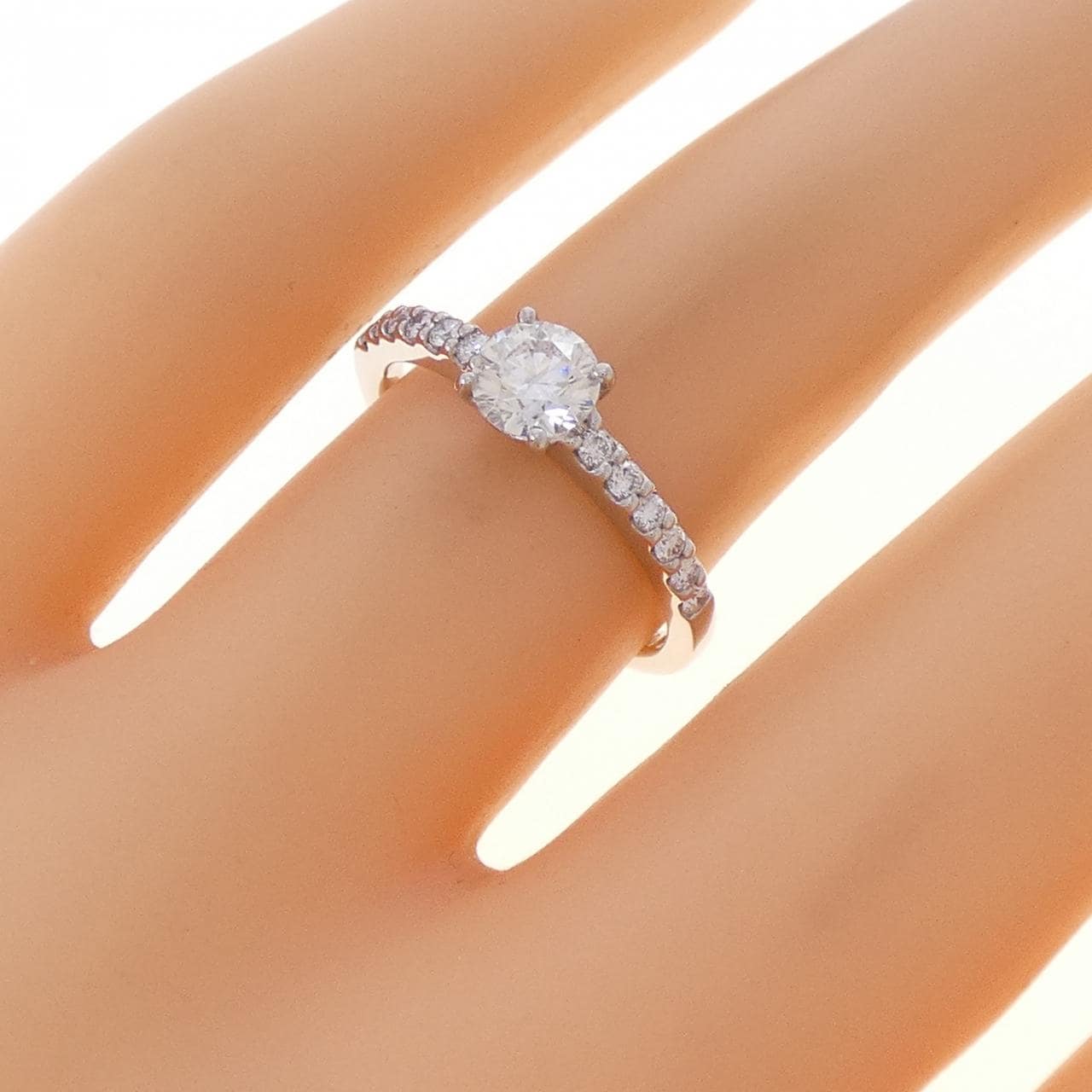 PT900 ダイヤモンド リング 0.456CT E SI1 EXT