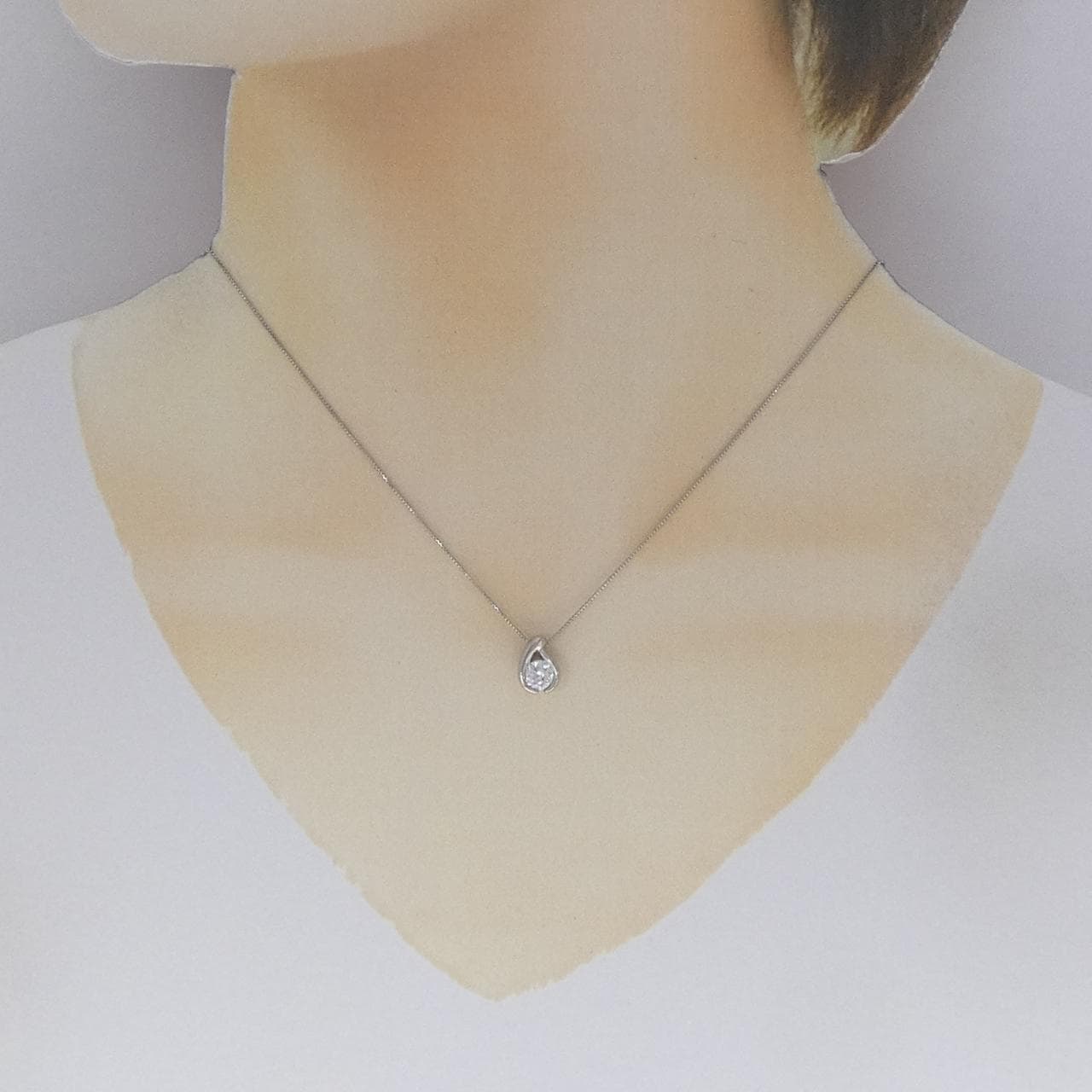 PT900/PT850 ダイヤモンド ネックレス 0.43CT