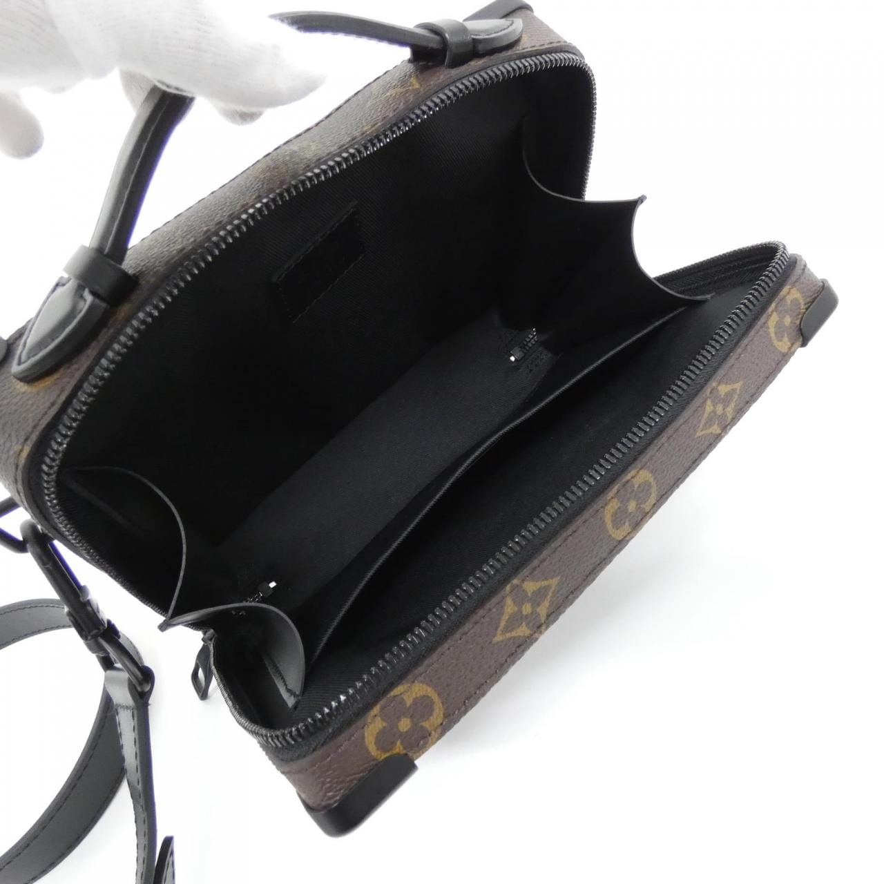 ルイヴィトン モノグラム マカサー ハンドル ソフトトランク M45935 ショルダーバッグ