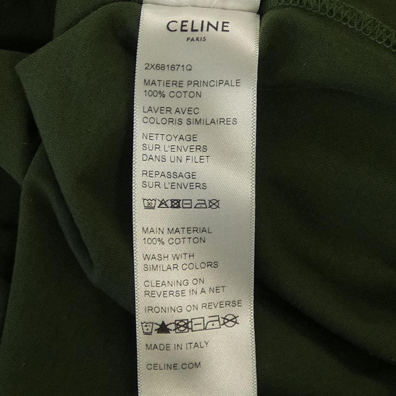 セリーヌ CELINE CELINE ルーズTシャツ 2X681671Q Tシャツ