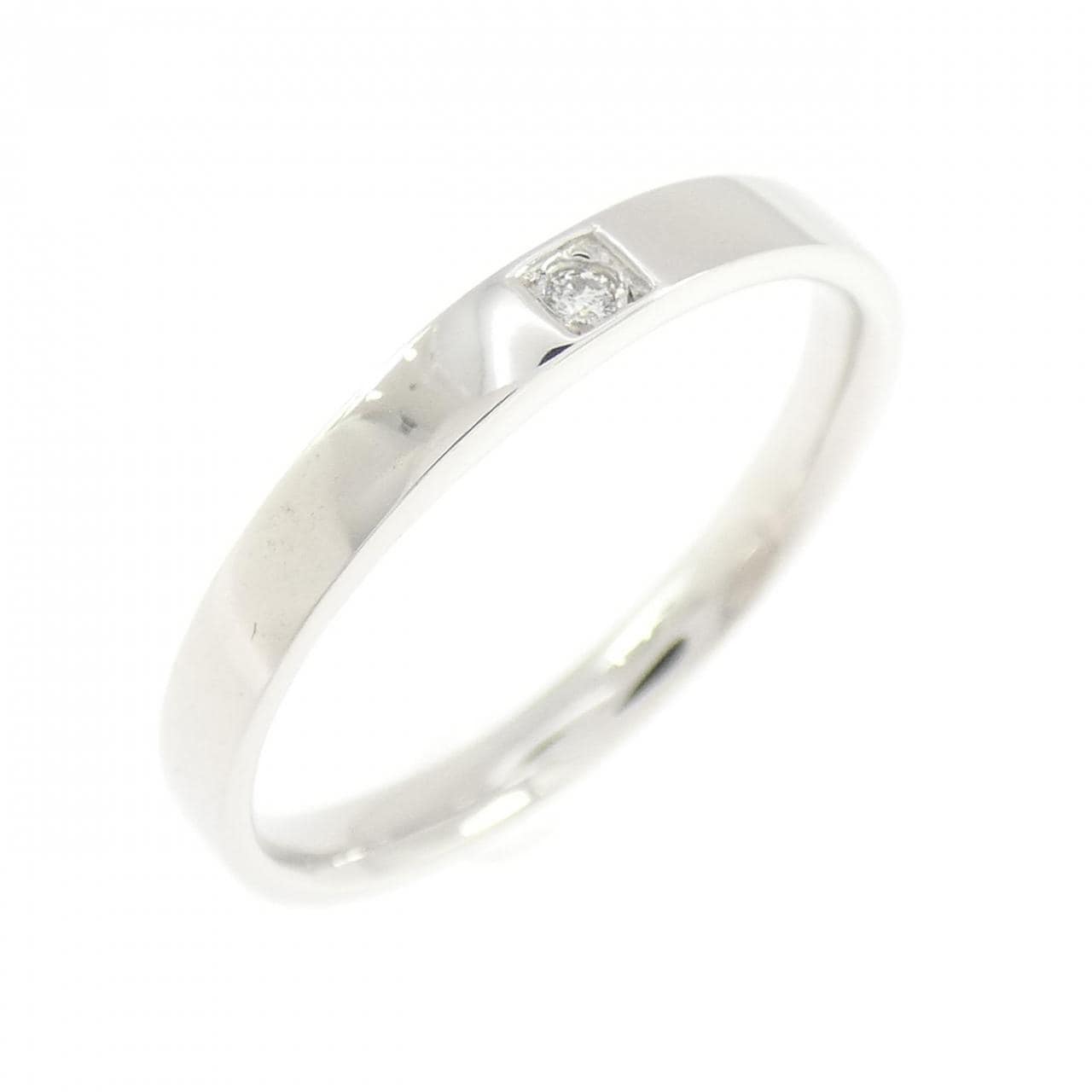 K14WG ダイヤモンド リング 0.02CT