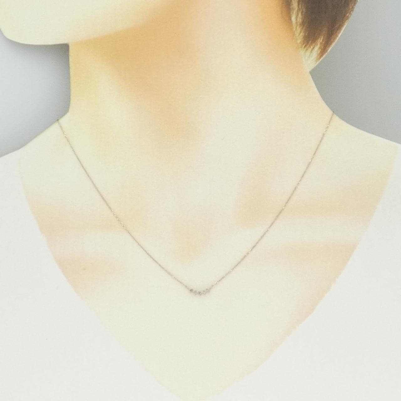 エテ ダイヤモンド ネックレス 0.06CT