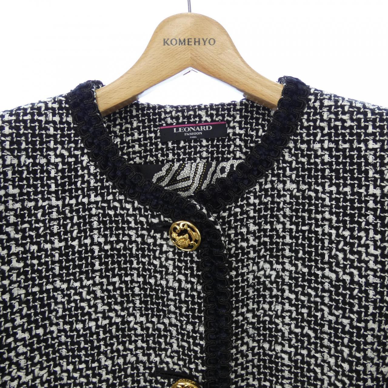 レオナールファッション LEONARD FASHION ノーカラージャケット