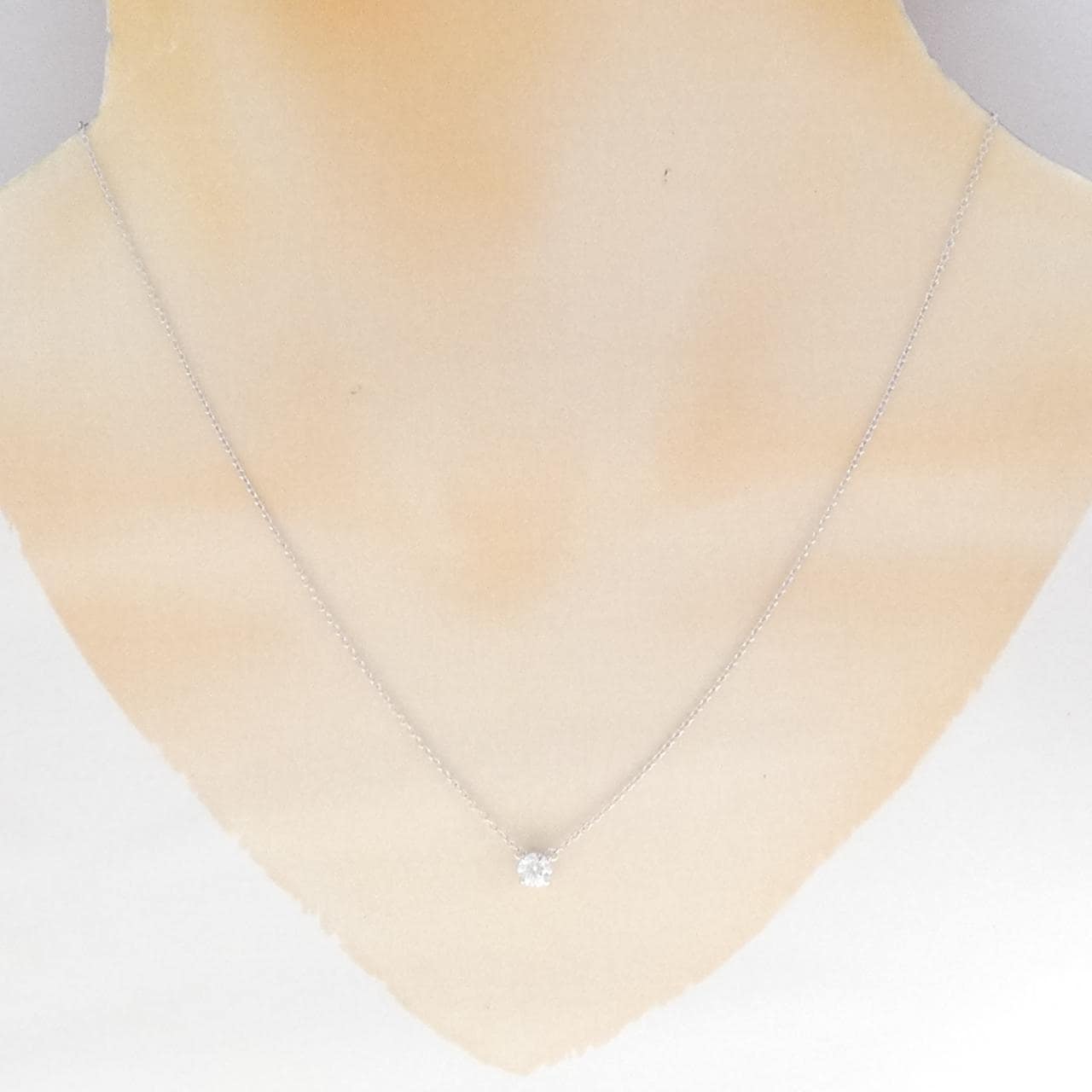 K18WG ダイヤモンド ネックレス 0.305CT J VS1 3EXT H＆C