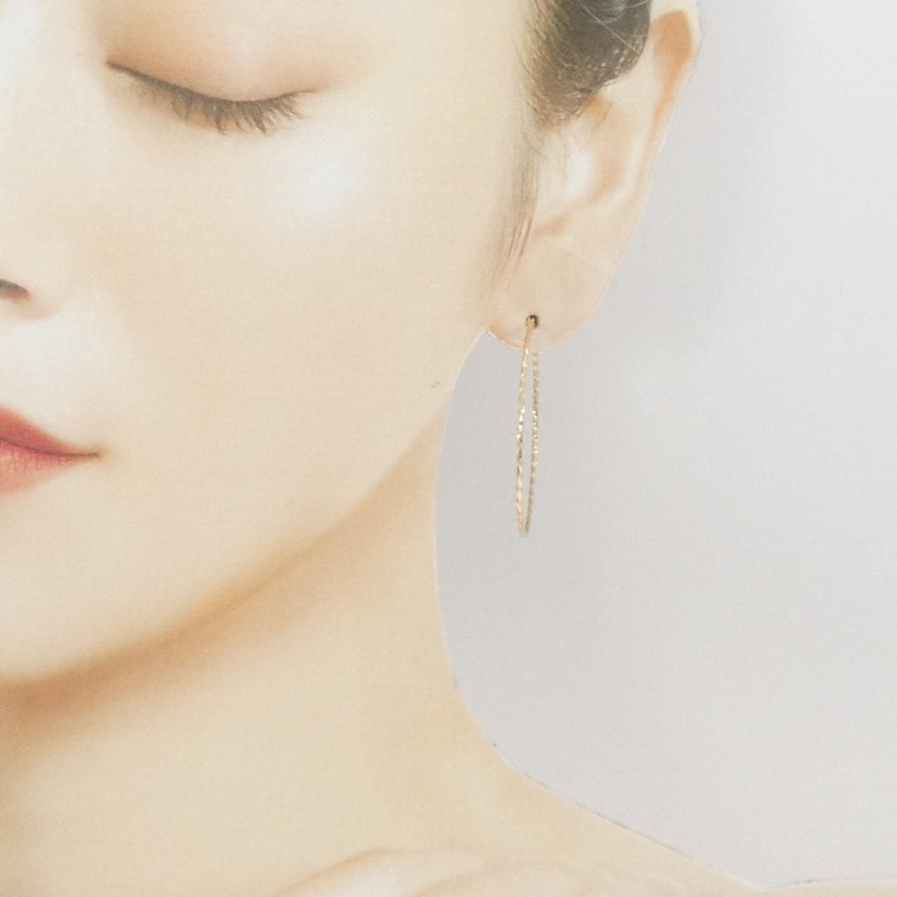 K10YG フープ ピアス