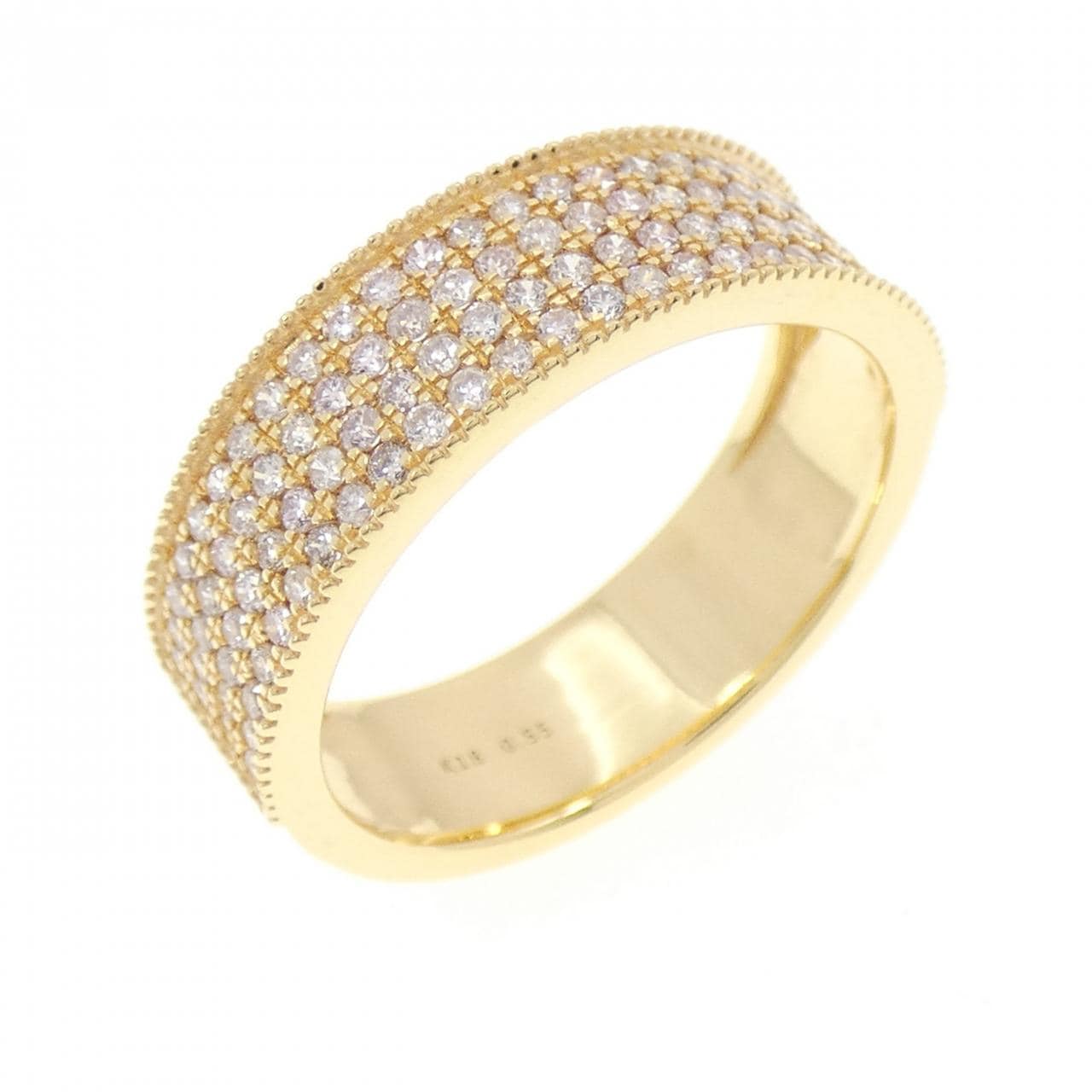 【新品】K18YG ダイヤモンド リング 0.55CT