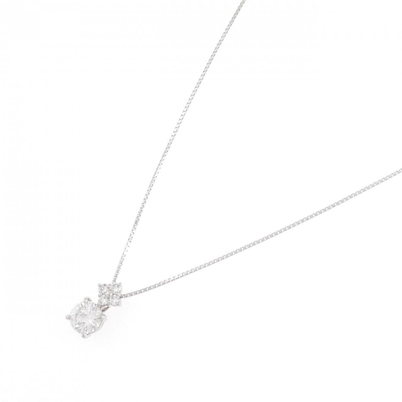 PT900/PT850 ダイヤモンド ネックレス 0.890CT G SI2 Good