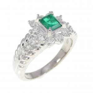 PT エメラルド リング 0.35CT
