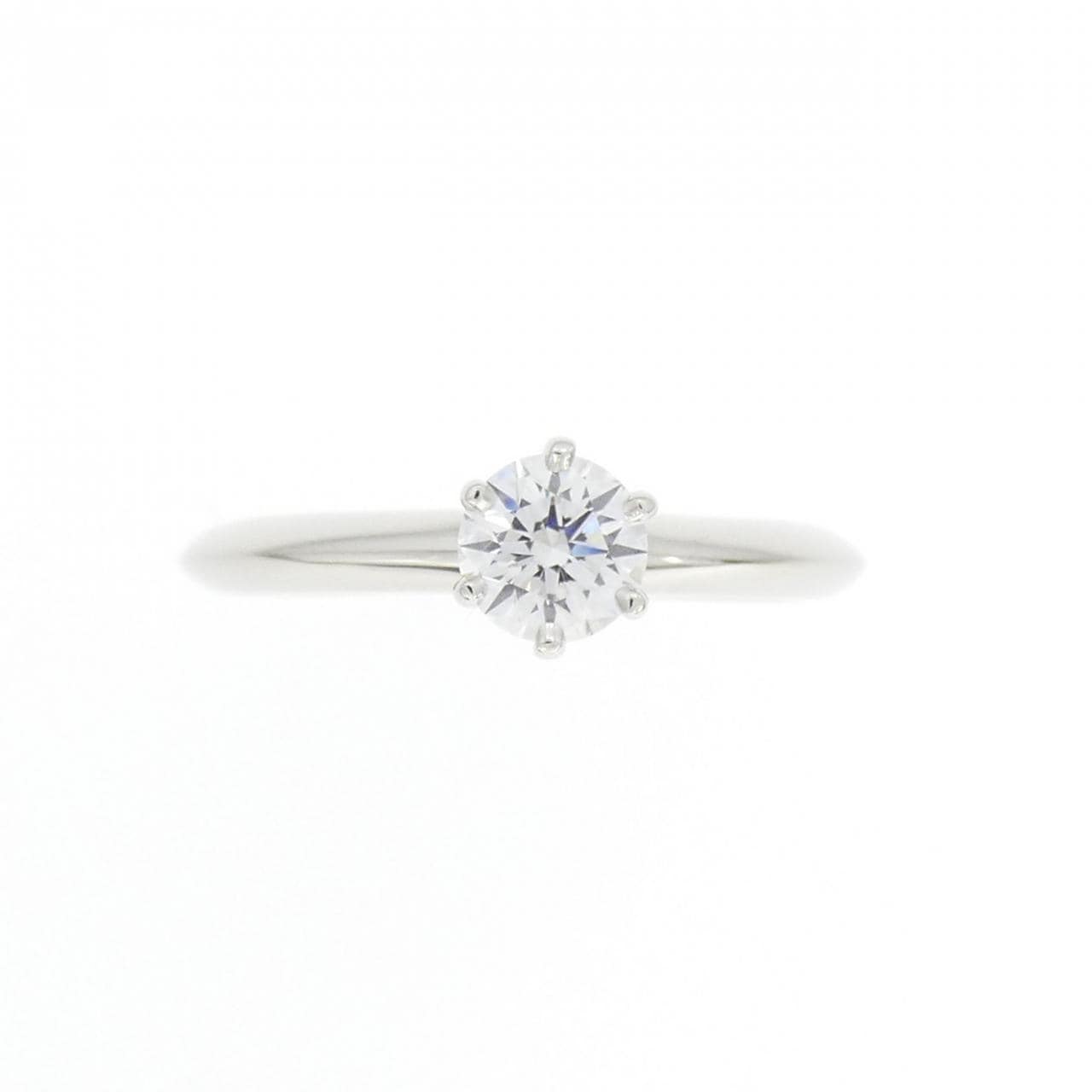 TIFFANY Classic Solitaire Ring 0.36CT E VS1