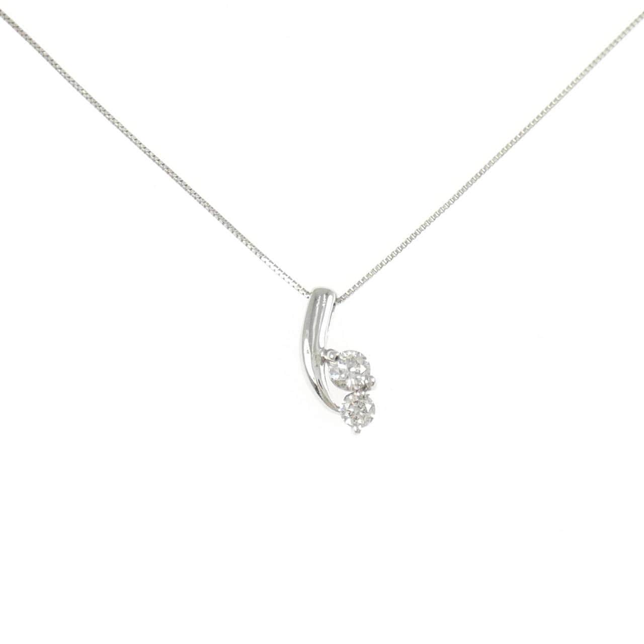 PT900/PT850 ダイヤモンド ネックレス 0.20CT