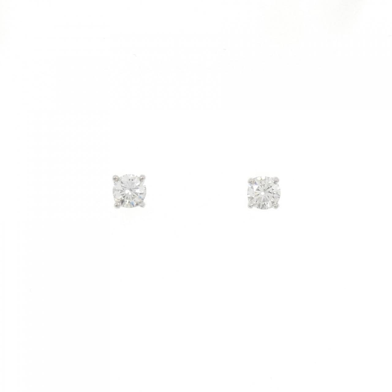ティファニー ソリティア ピアス 0.18CT 0.18CT J VVS1 3EXT-EXT