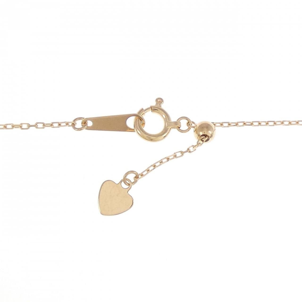K18PG ハート ダイヤモンド ネックレス 1.00CT