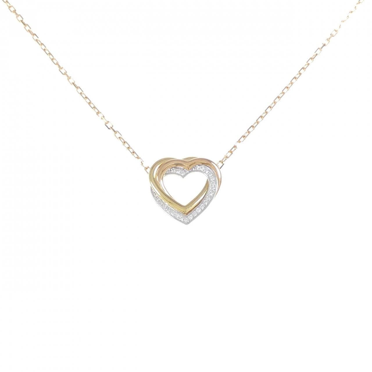 Cartier Trinity心形项链