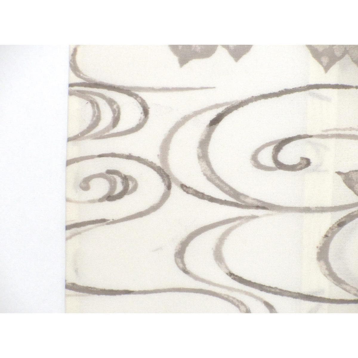 【未使用品】単衣訪問着　友禅加工ボカシ染【夏牛首紬】