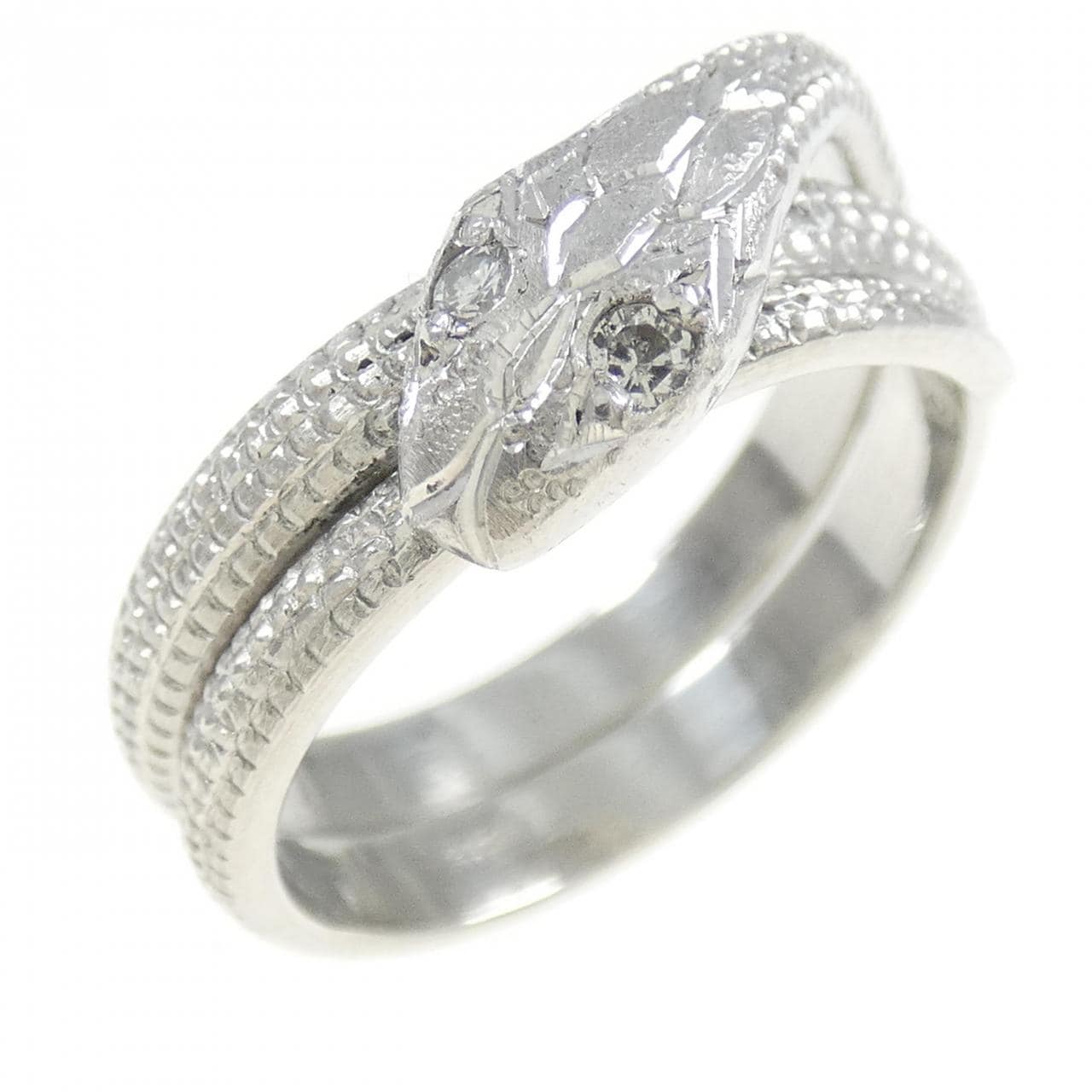 PT 蛇形钻石戒指 0.06CT