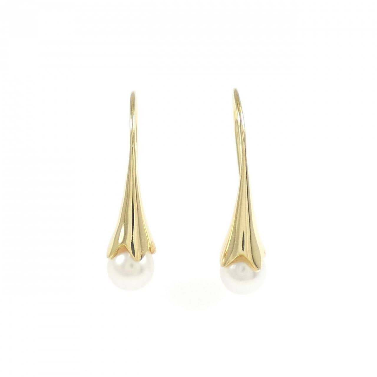 K18YG アコヤパール ピアス 4.1mm