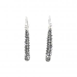 K14WG ダイヤモンド ピアス 3.5CT