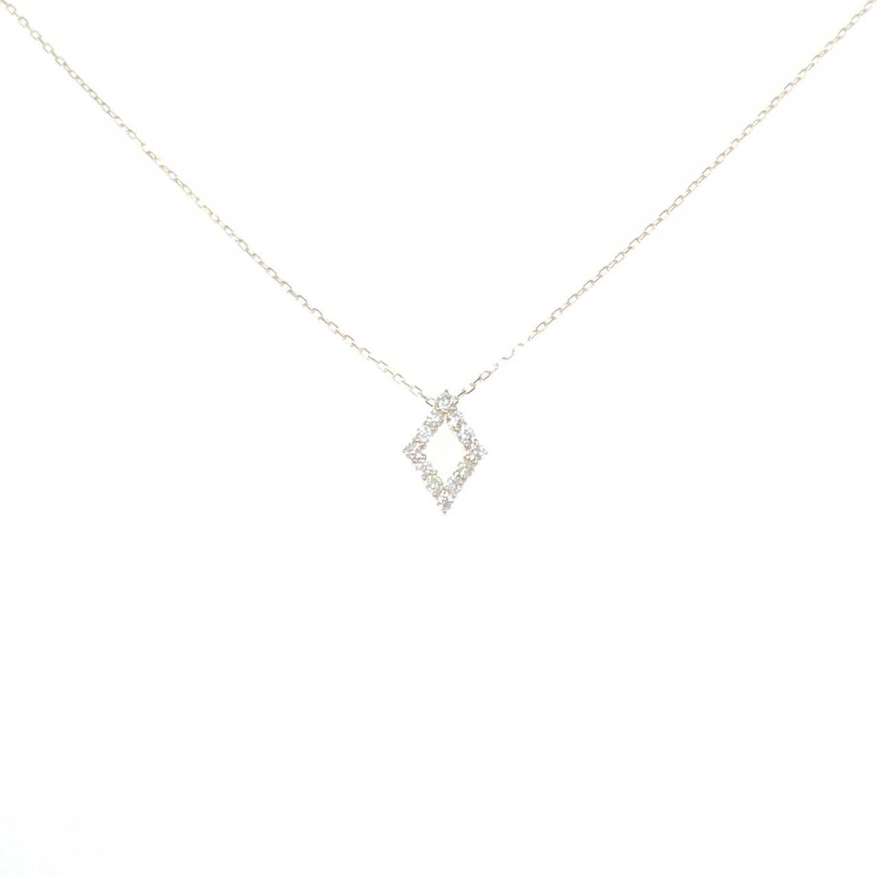 [BRAND NEW] K18YG Diamond necklace 0.10CT