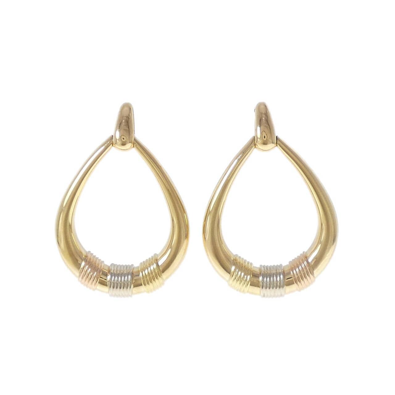 カルティエ 750スリーカラー ピアス