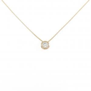 K18PG ソリティア ダイヤモンド ネックレス 0.203CT