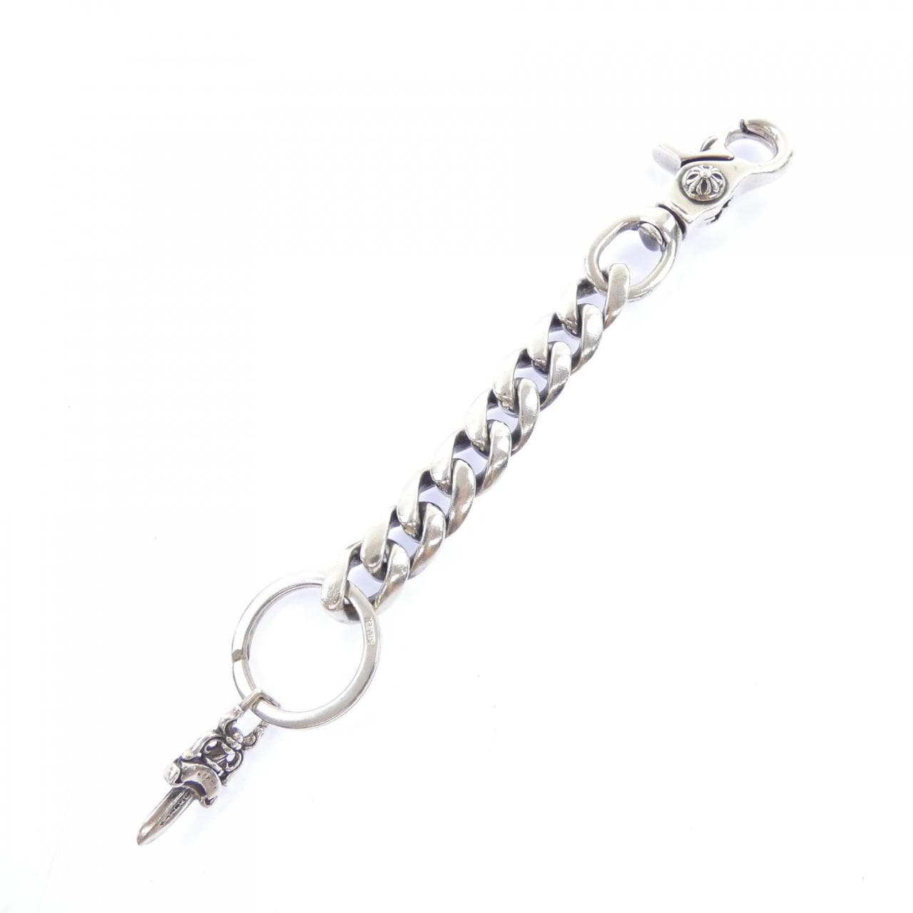 クロムハーツ CHROME HEARTS CLIP CHAIN CLASSIC 8LINK 2357 304 4500 9100 KEY HOLDER