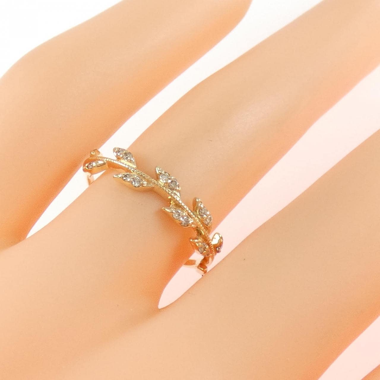 アガット ダイヤモンド リング 0.08CT