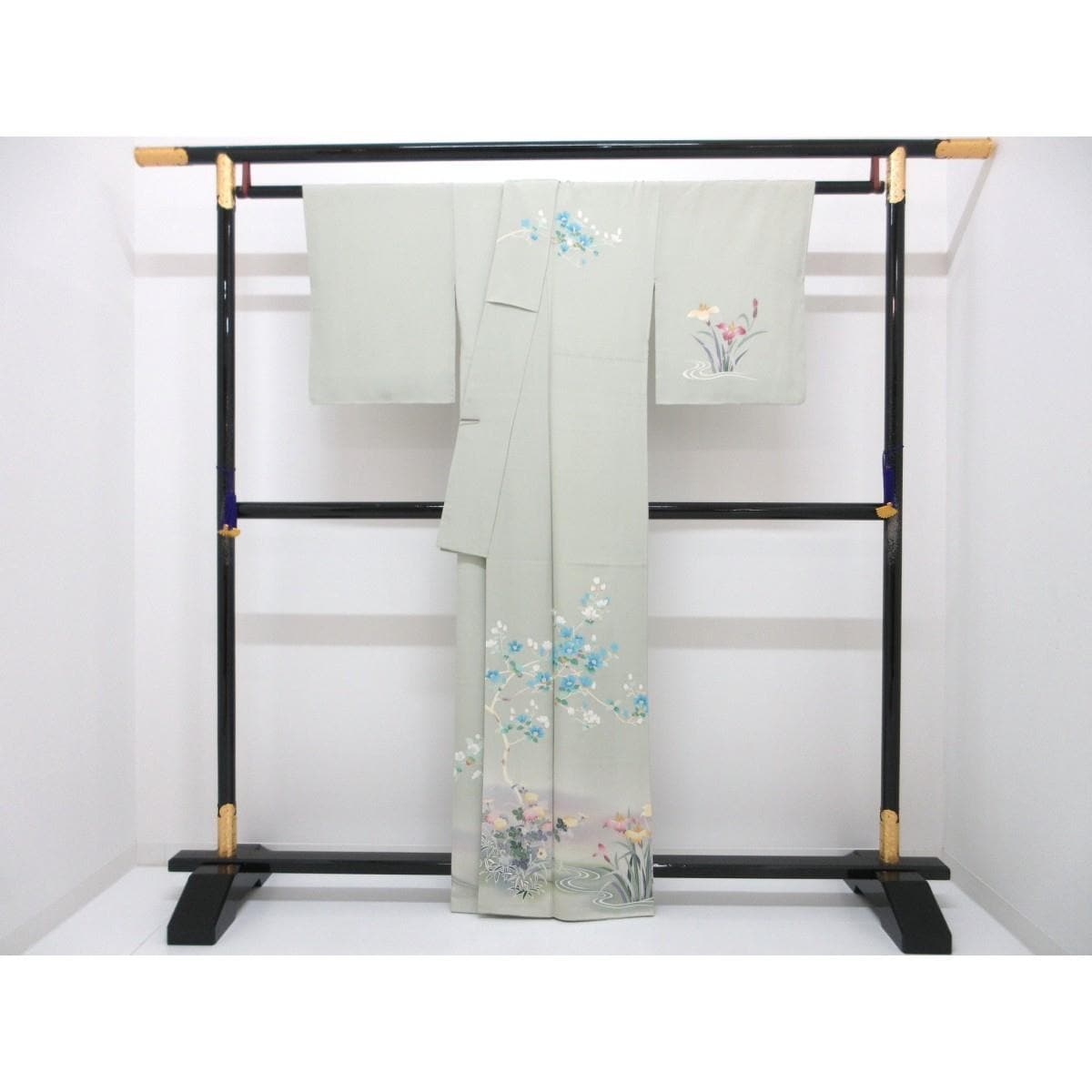 訪問着　友禅加工ボカシ染　裄丈Ｓ寸