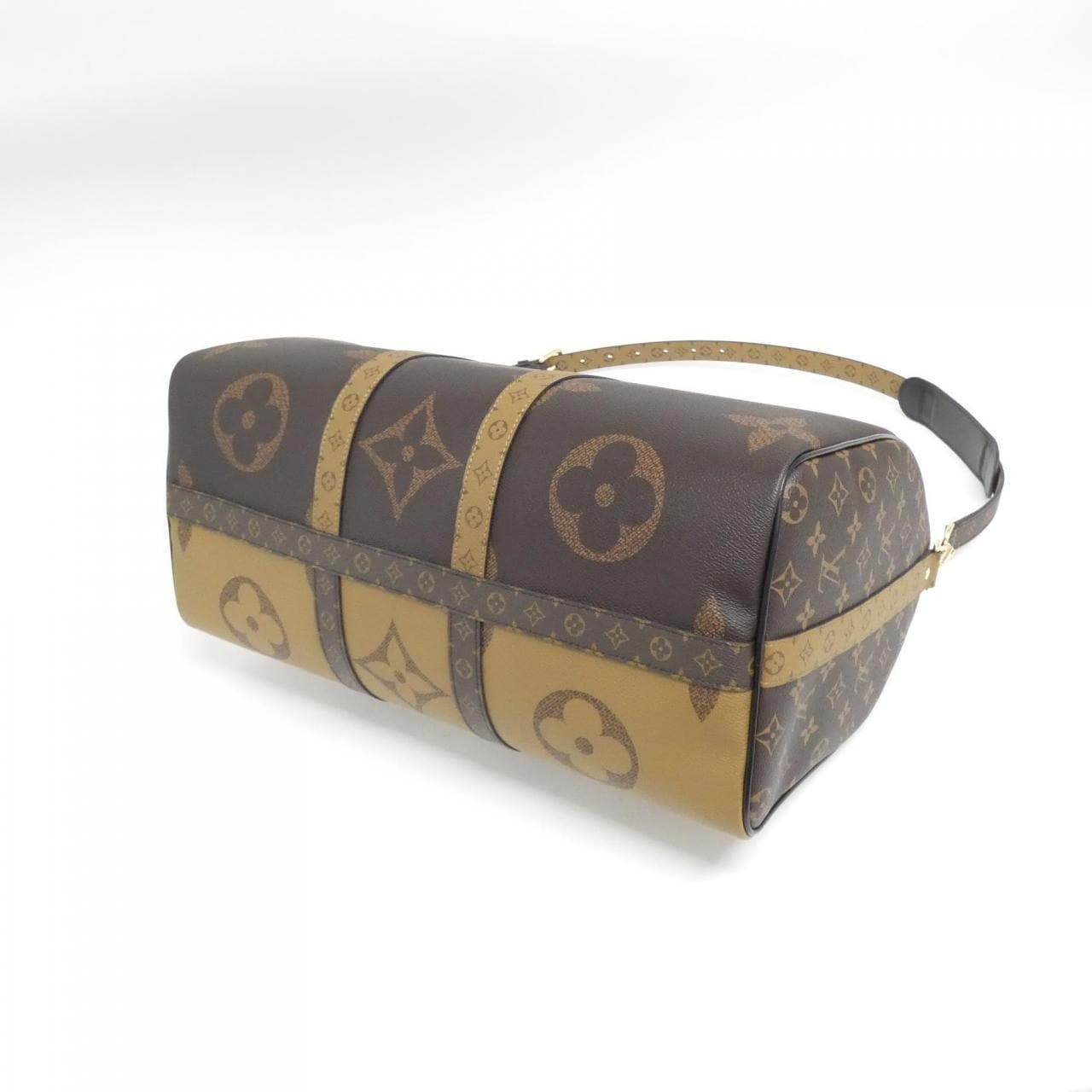 LOUIS VUITTON Monogram Giant Reverse Skip Bandouliere 45 公分 M47211 波士頓包